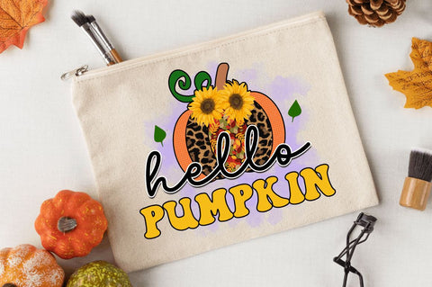 Hello pumpkin Sublimation PNG, Sublimation Pumpkin Design Sublimation Regulrcrative 
