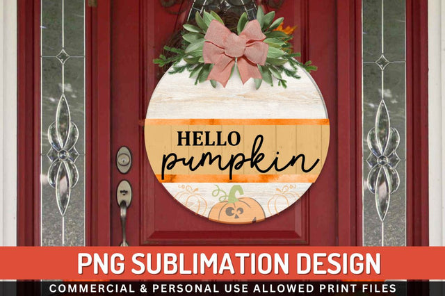 Hello pumpkin Sublimation PNG Sublimation Regulrcrative 