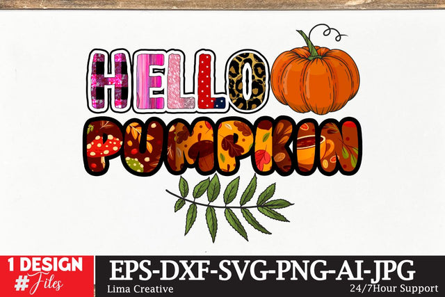 Hello Pumpkin Sublimation Sublimation Insomnia Std 
