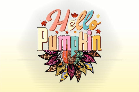 Hello Pumpkin Sublimation SVGArt 