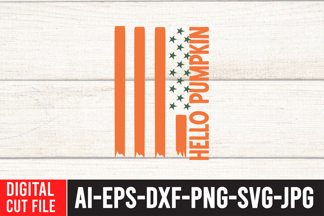 Hello Pumpkin SVG Cut File , Fall SVG Bundle SVG BlackCatsMedia 