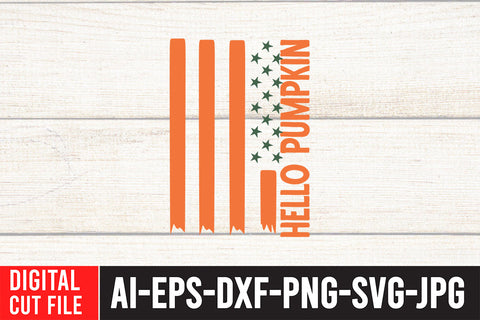 Hello Pumpkin SVG Cut File , Fall SVG Bundle SVG BlackCatsMedia 