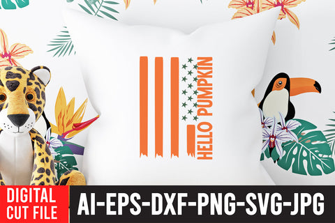 Hello Pumpkin SVG Cut File , Fall SVG Bundle SVG BlackCatsMedia 