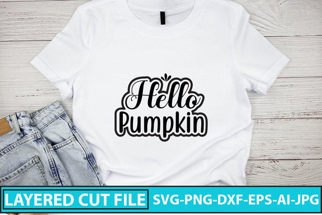 Hello Pumpkin SVG Cut File SVG Syaman 