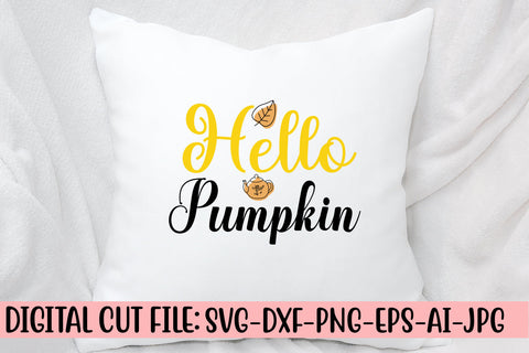 Hello Pumpkin SVG Cut File SVG Syaman 