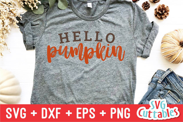 Hello Pumpkin Svg Cuttables 
