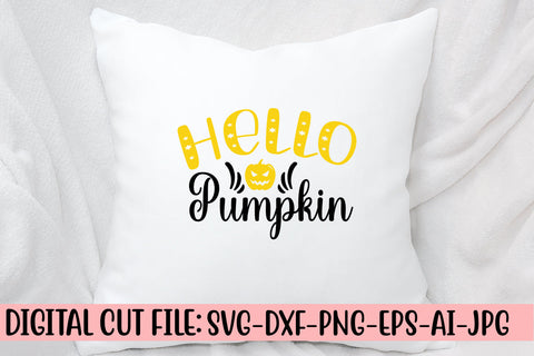 Hello Pumpkin SVG Design SVG Syaman 