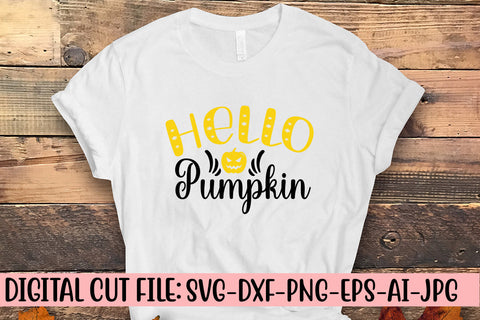 Hello Pumpkin SVG Design SVG Syaman 