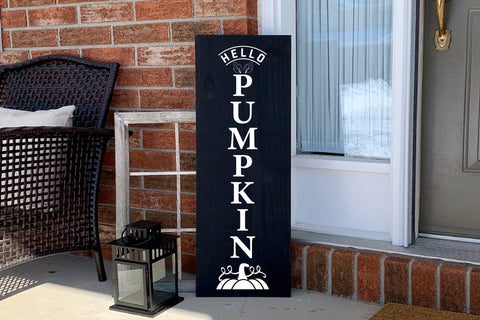 Hello Pumpkin SVG | Fall Porch Sign SVG SVG CraftLabSVG 