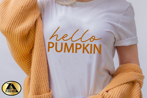 Hello Pumpkin SVG FALL SVG PNG EPS DXF Autumn Halloween SVG SVG zoellartz 