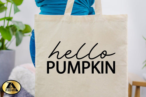 Hello Pumpkin SVG FALL SVG PNG EPS DXF Autumn Halloween SVG SVG zoellartz 