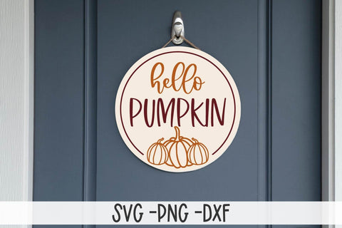 Hello Pumpkin SVG-Fall SVG-Pumpkin SVG SVG Ikonart Design Shop 