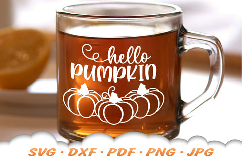 Hello Pumpkin SVG | Fall SVG SVG Cloud9Design 