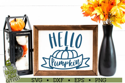 Hello Pumpkin SVG File SVG Crunchy Pickle 