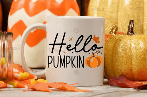 Hello pumpkin SVG SVG Regulrcrative 