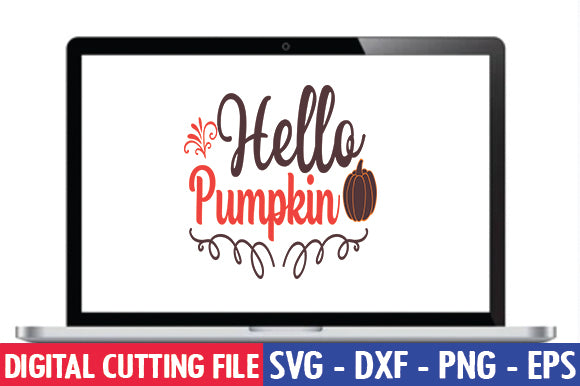 Hello Pumpkin SVG SVG thesvgfactory 