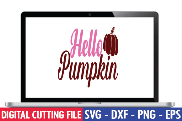 Hello Pumpkin SVG SVG thesvgfactory 