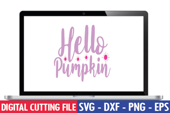 Hello Pumpkin SVG SVG thesvgfactory 