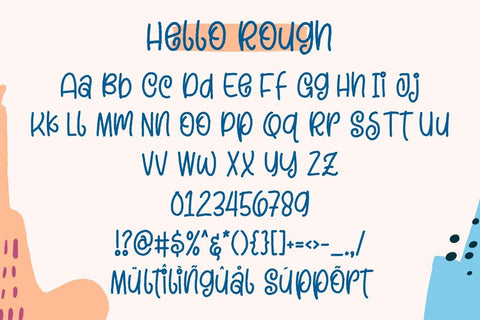 Hello Rough Font Good Java 