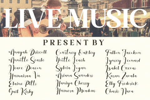 Hello Saffana Font Letterena Studios 