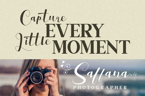 Hello Saffana Font Letterena Studios 