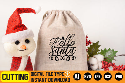 Hello Santa SVG CraftlabSvg29 