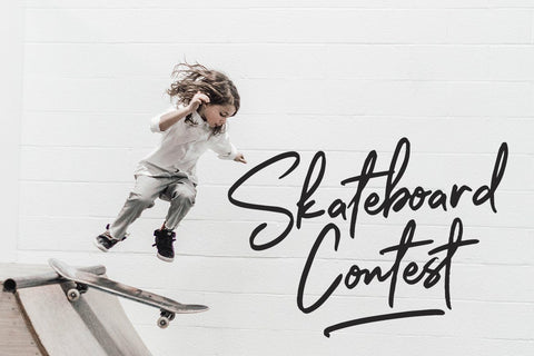 Hello Santtiny Brush Script Font Creatype Studio 