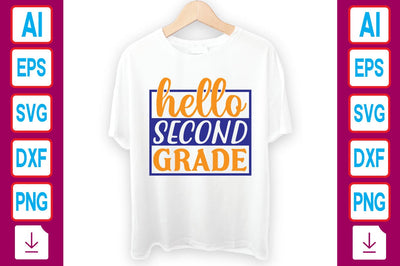 Hello Second Grade SVG Craftlabsvg24 