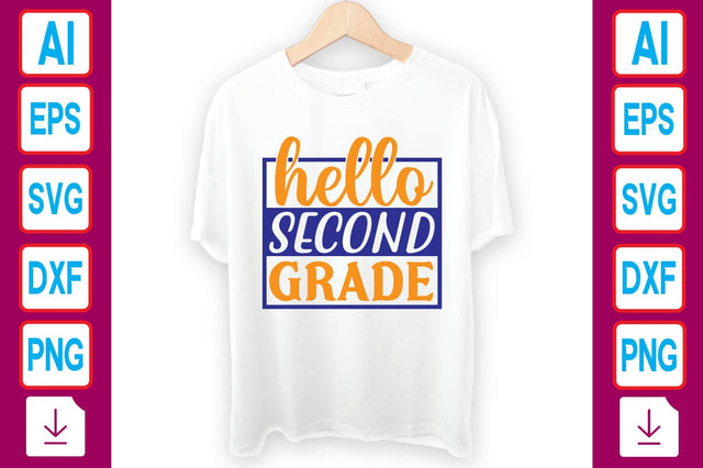 Hello Second Grade SVG Craftlabsvg24 