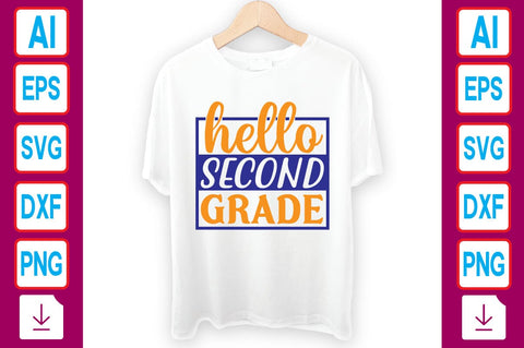 Hello Second Grade SVG Craftlabsvg24 