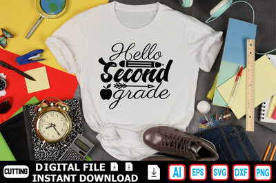 Hello Second Grade SVG Craftlabsvg24 