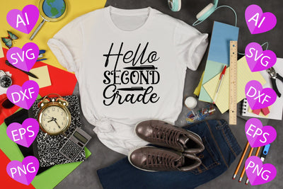 Hello Second Grade SVG CraftlabSvg29 