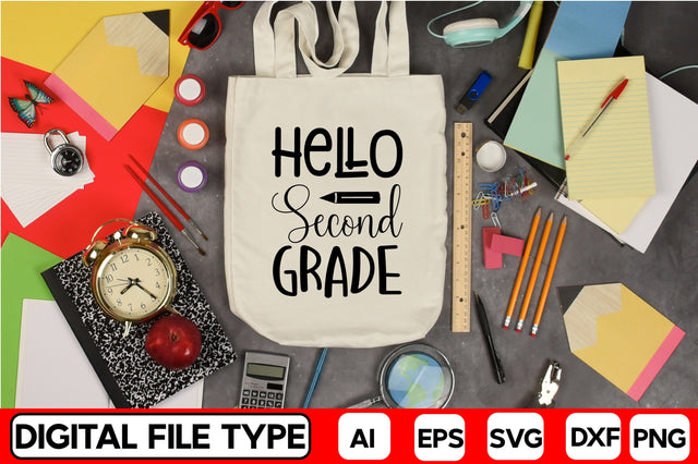 Hello Second Grade SVG CraftlabSvg29 