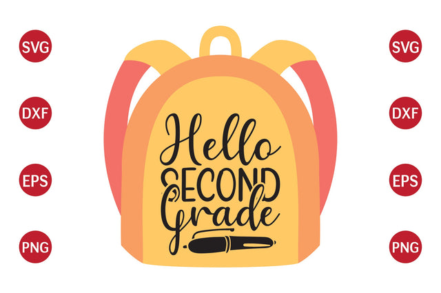 Hello Second Grade SVG CraftlabSvg29 