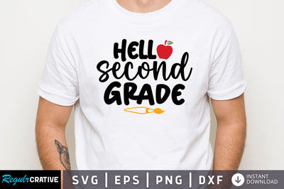 Hello second grade SVG SVG Regulrcrative 