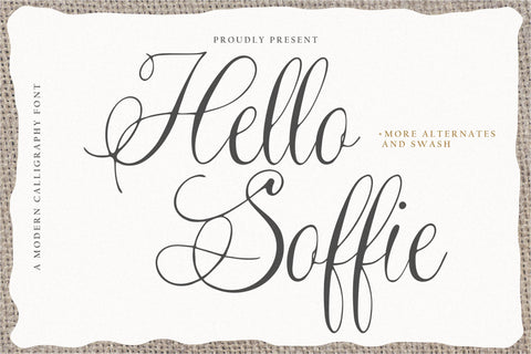 Hello Soffie Font Qwrtype Foundry 