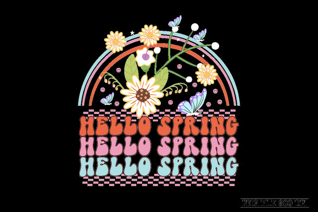 Hello Spring-01 sublimation design Sublimation designmaster24 