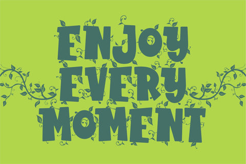 Hello Spring - Decorative Display Font Font Mozzatype 