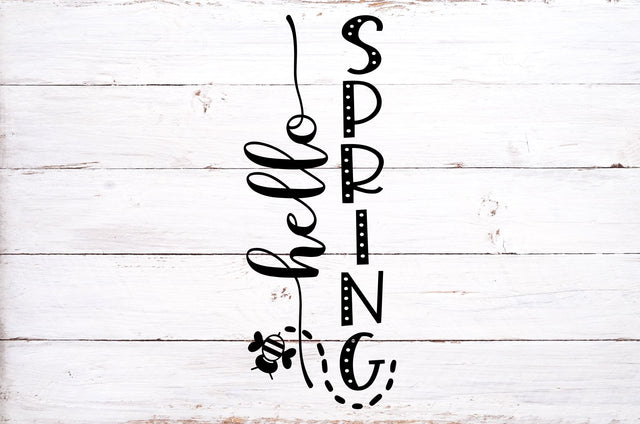 Hello Spring Design SVG SVG RedFoxDesignsUS 