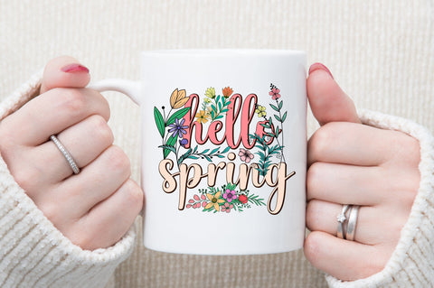 Hello Spring PNG Sublimation Sublimation designartist 