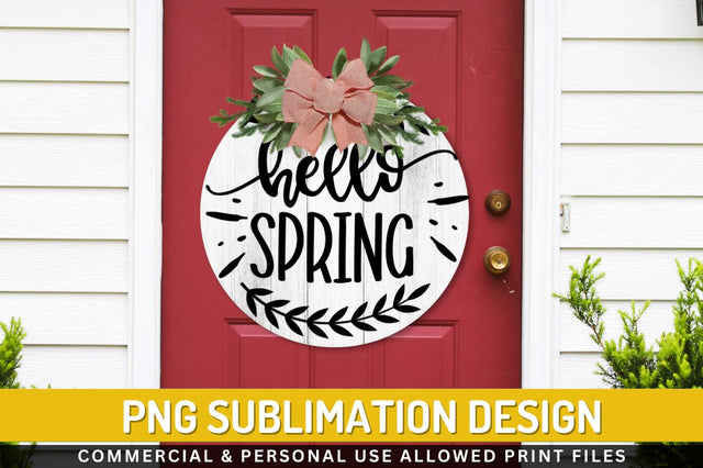 Hello spring Sublimation PNG Sublimation Regulrcrative 