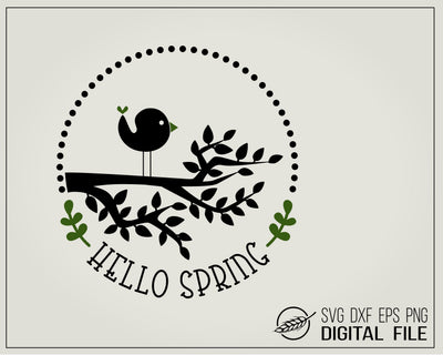 Hello spring SVG Boertiek 