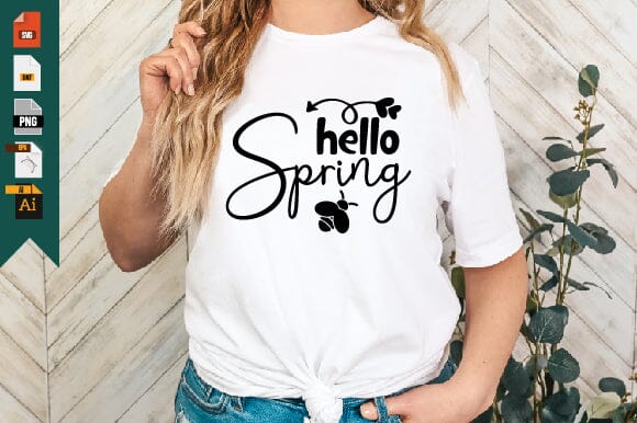 Hello Spring SVG Craftlabsvg24 