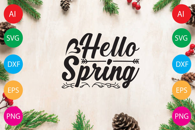 Hello Spring SVG CraftlabSvg29 