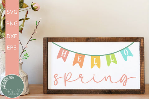 Hello Spring SVG-Cute Spring SVG SVG Linden Valley Designs 