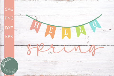 Hello Spring SVG-Cute Spring SVG SVG Linden Valley Designs 