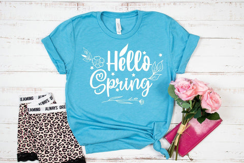 Hello Spring svg design, cutting file SVG SmmrDesign 