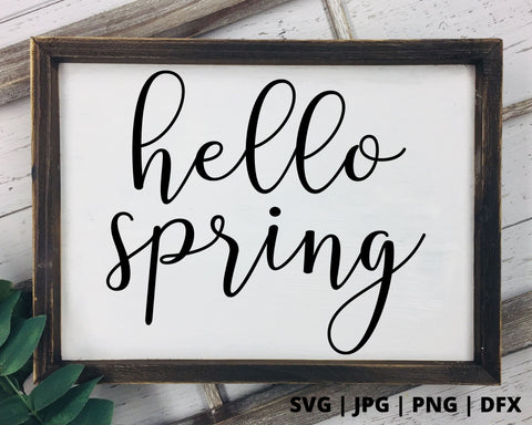 Hello Spring SVG Good Morning Chaos 