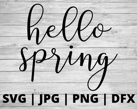 Hello Spring SVG Good Morning Chaos 