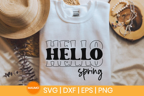 Hello spring svg quote SVG Maumo Designs 